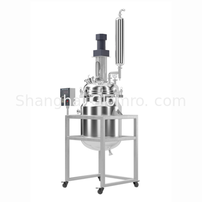 Jacketed Borosilicate Glass Reactor High Pressure Double-Layers For University Laboratorie