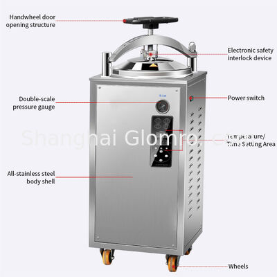BAXIT LCD Display Automatic Autoclave Vertical Pressure Steam Sterilizer 30L/40L/50L/75L/100L/150L/200L