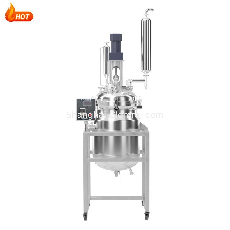 Jacketed Borosilicate Glass Reactor High Pressure Double-Layers For University Laboratorie