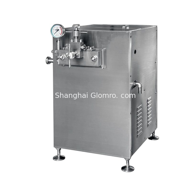 60 to 300L/H Industrial High Pressure Homogenizer Machine for Liquid Milk Juice Dairy Cream Processing Equipment